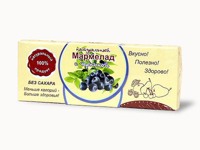 №2 Мармелад натуральный "Черника" 140г в Сочи