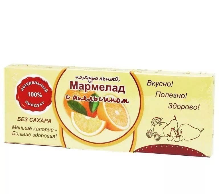 Мармелад натуральный "Апельсин" 140г в Сочи
