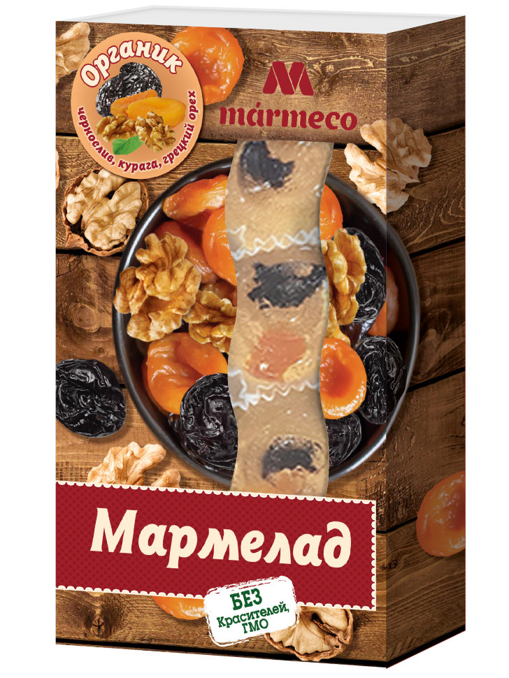  Мармелад "Органик"  Курага, Чернослив, грецкий орех, 180г  в Сочи