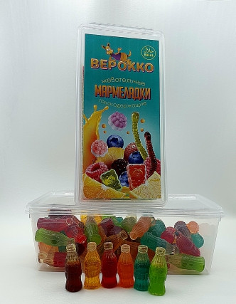 №2 Жевательный мармелад Бутылочки, 250г      в Сочи